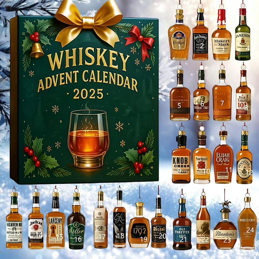 🔥Last Day Deal 50% OFF 🔥 2025 Whiskey Advent Calendar